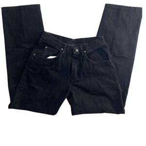 VF Jeanswear Black Denim Jeans dark‎ 29x30 High Rise Comfort Fit Casual